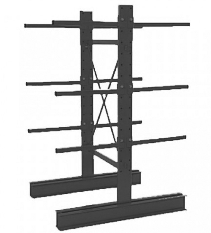 Dubbelzijdig- voet + 3 draagarmen