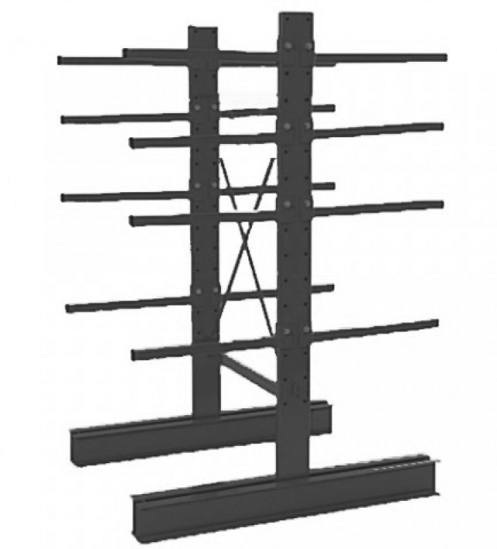 Dubbelzijdig - voet + 4 draagarmen
